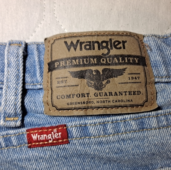 Wrangler Premium Quality Regular-Fit Stretch Denim Jeans Men's 36x29 Blue 5-Pkt. - Picture 7 of 12